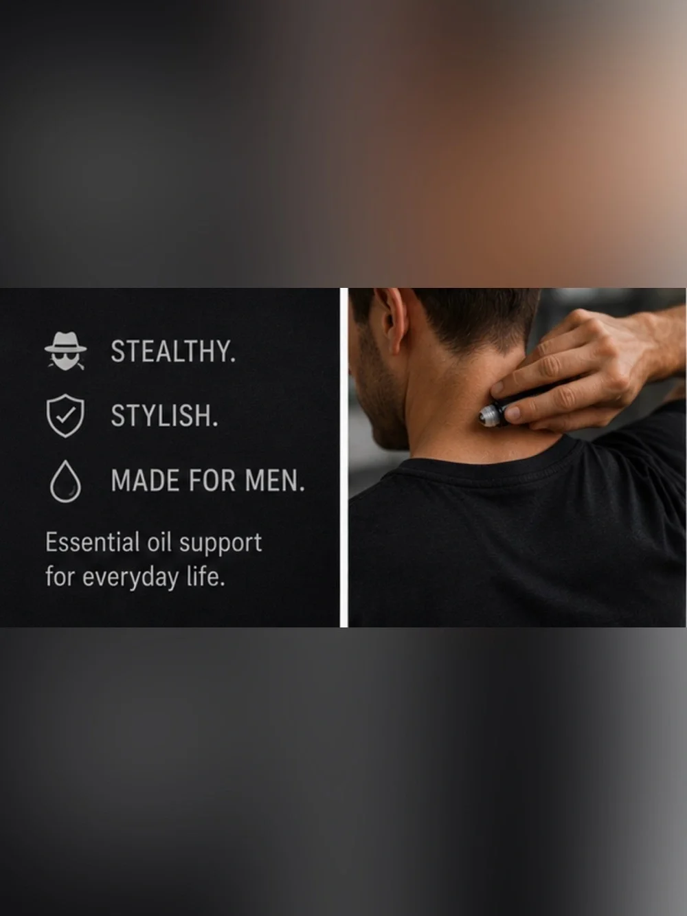 Choose 1 Custom Men’s Wellness Roller | Young Living Blend ⭐